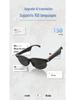 Occhiali Intelligenti Bluetooth XG88 con Auricolari Wireless Binaurali per Traduzione AI: Cuffie Bluetooth Stereo per Sport e Corsa.