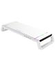 Monitor Stand with 4 USB Desktop PC Monitor Stand with Smartphone 8cm RGB PC Laptop Gaming 25kg Weight Capacity Ports, Stand, Stand, Drawer, Height,