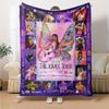 Taylor Print Flannel Blanket High Quality Warm Comfortable Cover for All Seasons Perfect for Gifts Home Decor