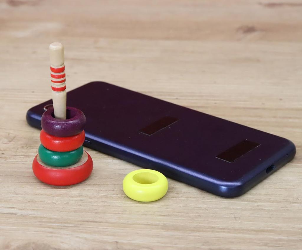 Miniature Japanese Traditional Wooden Wanage Toy (7cm H x 3cm W x 3cm D) Set of 10 for Commercial Use