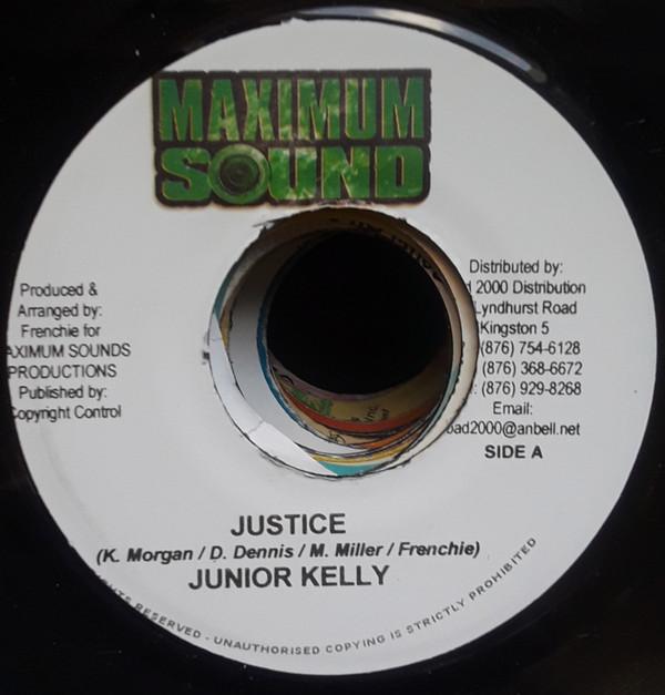 

7inch Record JUNIOR KELLY - Justice NONE Maximum Sound 2006 Jamaica Reggae, Ska & Dub Used