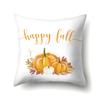 Thanksgiving Pillowcase Blessing Maple Leaf Pumpkin Sofa Cushion Cover Office Home Living Room Pillowcase