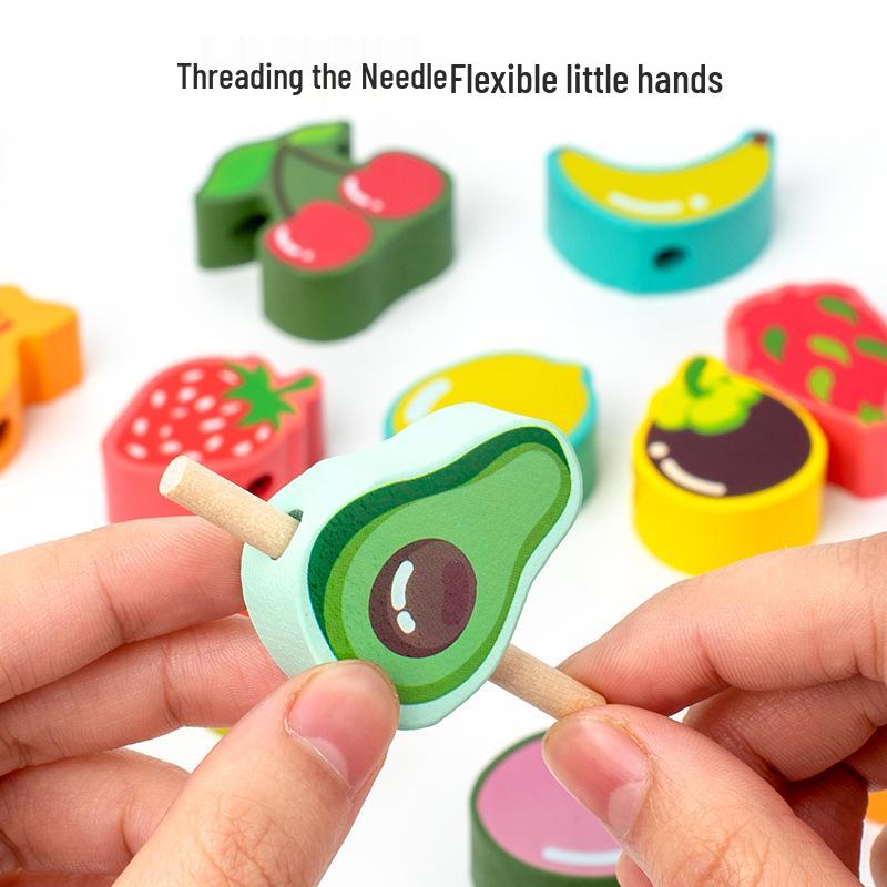CPC Baby Fine Motor Skills Bead Toy: Toddler Threading & Concentration Blocks
