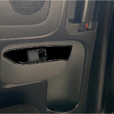 Applicable22ToyotaSIENTA Right-Hand Drive Glass Lifting Panel Carbon Fiber Pattern Inner Armrest Stickers Bright Black