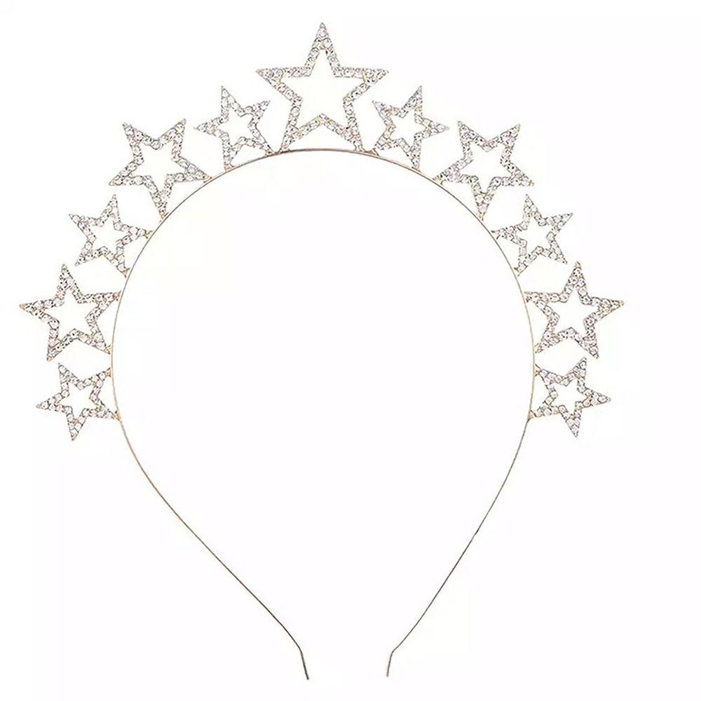 Gift Metal Letter Hair Hoop Party Ornament Zinc Zinc Alloy Crystal Headwear Christmas Antlers Hairband