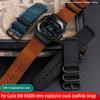 Für Casio DW-H5600 Armband mit echtem Leder G-SHOCK kleiner Block modifiziert Vintage mattiert Rindsleder Uhrenkette für Herren Armband