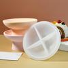 Easy Demold Silicone Mold for Footed Fruit Bowl Unique Tableware Making Mould for Handmade Enthusiasts Jewelry Supplies