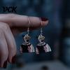 Edgy Gothic Aesthetic Jewelry 1 Pair Halloween Theme Dangle Drop Earrings for Women, Scary Blood Cool Gifts Best Friends Clown Acrylic Earrings,
