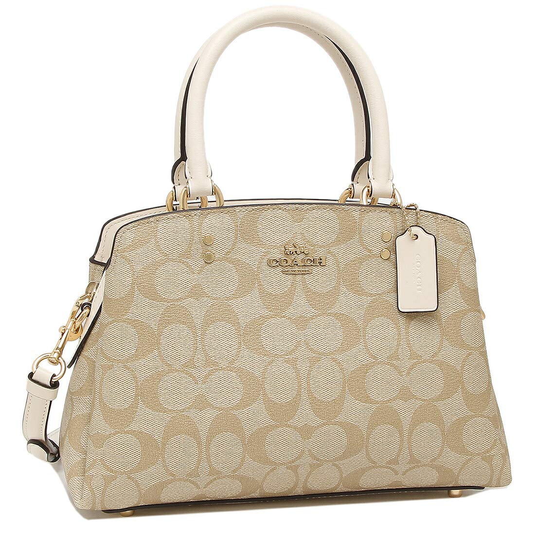 

Outlet Handbag Shoulder Bag Signature Mini Size Beige White Ladies 91494 IMDQC [Coach] [Item]