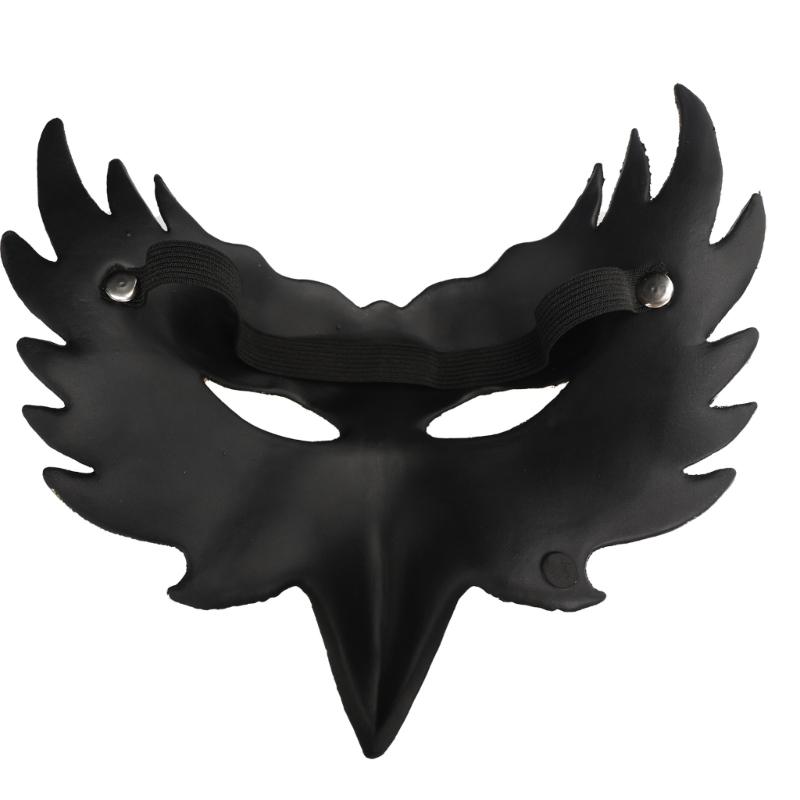 1 Piece PU Hawks Face Mask Comfortable Fit For Halloween Celebration Themed Parties And Role Plays