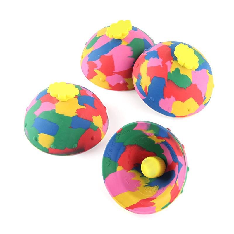 Camouflage Bouncing Ball Bowl, Bouncing Gyro Half Bowl Bouncing Decompression Vent Toy Exterminator