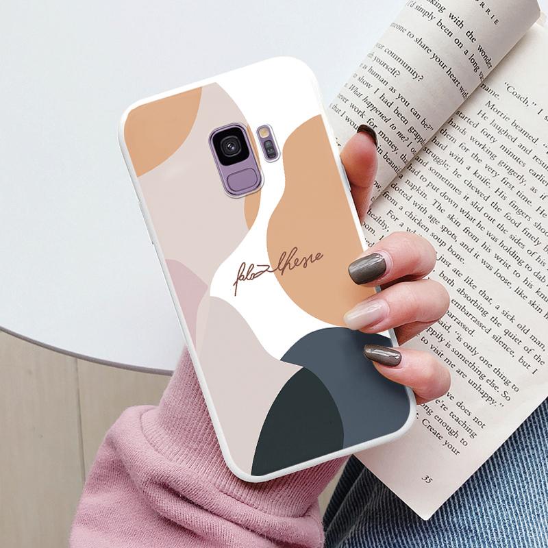 For Samsung Galaxy S9 S 9 Plus Cover Cute Cartoons Heart Cat Soft Silicone Shockproof Phone Case For Samsung S9 S9+ Funda Bumper