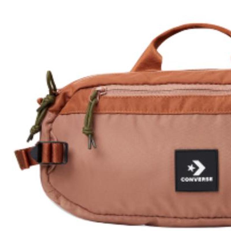 New Converse Polyester One Shoulder Handbag Regular Unisex Brown & Multicolor 10024553-A04