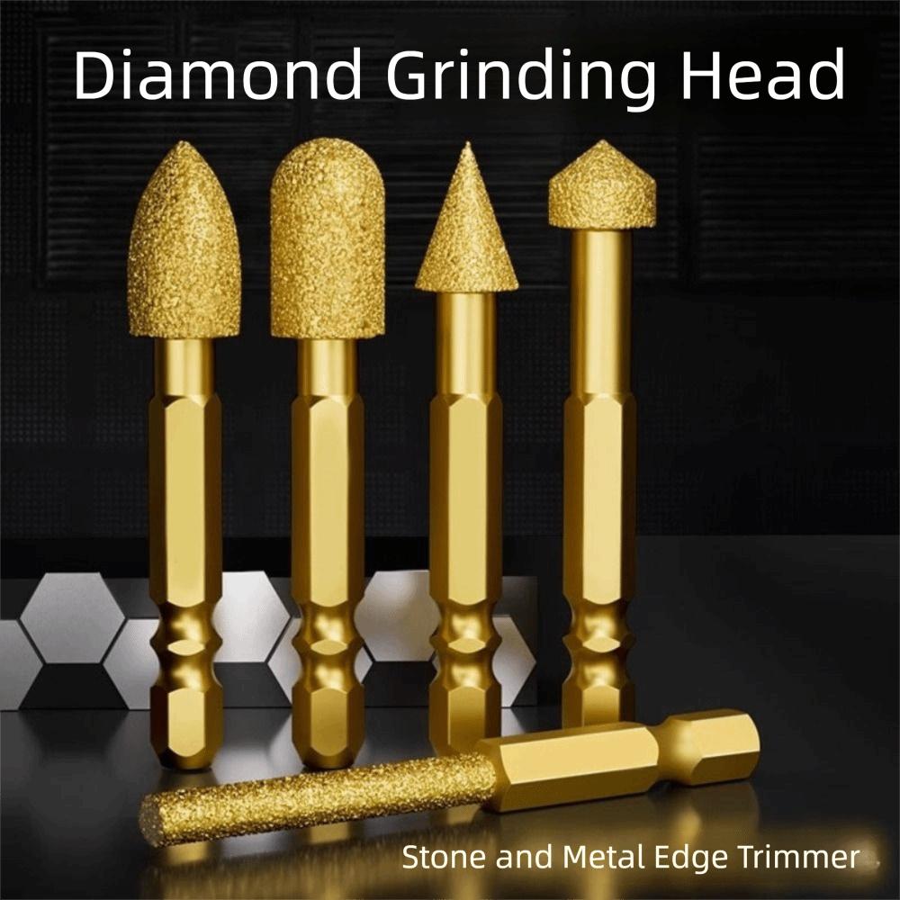 Efficient Abrasive Tool Adamas Rotary Tool Set Coated Grinding Burr  Glass Stone Carving