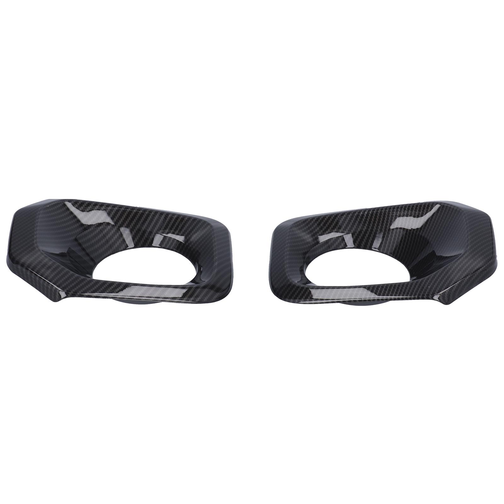 

2 шт. Накладки на рамки передних противотуманных фар, декоративные, стиль карбоновое волокно , для Tacoma 20162020