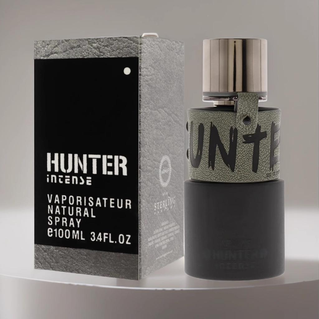 Armaf Hunter Intense Herrenparfüm Eau de Cologne, Reichhaltig und Langanhaltend, Frische Holznote, Eau de Parfum Spray