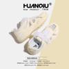 Global sports shoes women's KMXFX80301 summer new girls breathable versatile white shoes heightening casual shoes