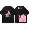 Les Barbapapa T-shirt Polyester Materiaal Goedkope Kinderkleding Casual Ronde Hals Klassieke Vintage Stijl Grafische T-shirts