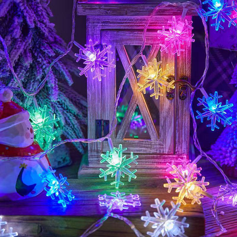 Battery Operated Christmas LED String Lights for Outdoor/Indoor Decor, Festival & Camping Atmosphere, Colorful Night Lights