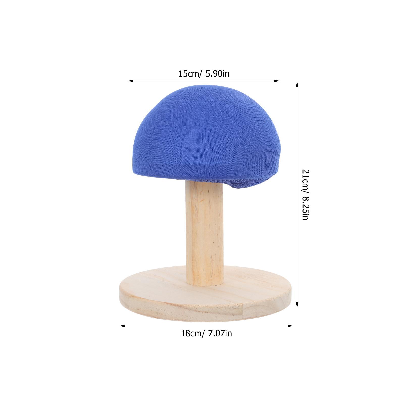 Mini Round Ironing Board Wooden Sleeve Pressing Board Heat Resistant Tabletop Ironing Stool Compact Space Saving for Sewing синий