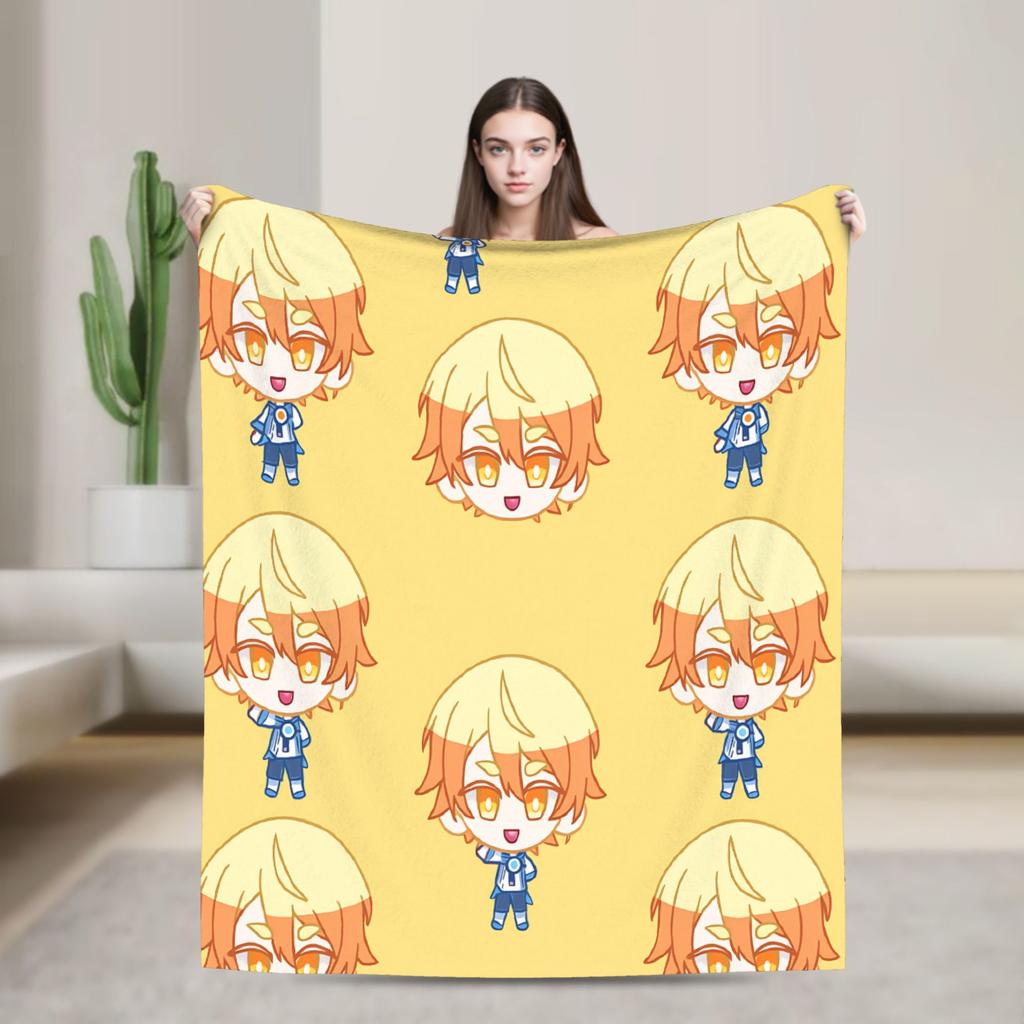 Tsukasa Tenma Blankets  Super Soft Novelty Plush Bedding Throws For Boy Girl Bedroom Flannel Bedspread Bed Cover