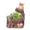 Plant Pot Innovative Waterproof Succulent Flower Bonsai Resin Planter Home DecorationEagle Standing