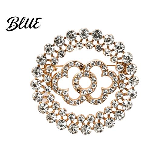 Vintage Style Brooch Retro Pin Hollow Flower Design Lapel Pin B