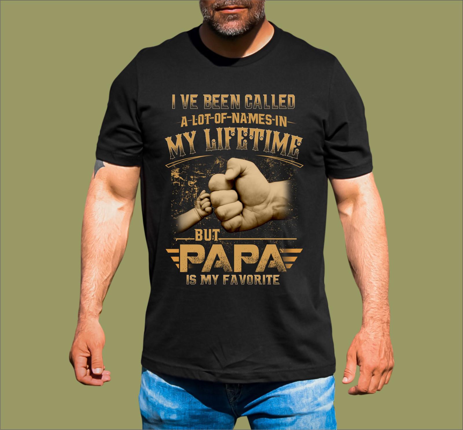 PAPA IS MY FAVOURITE T-SHIRT XXL