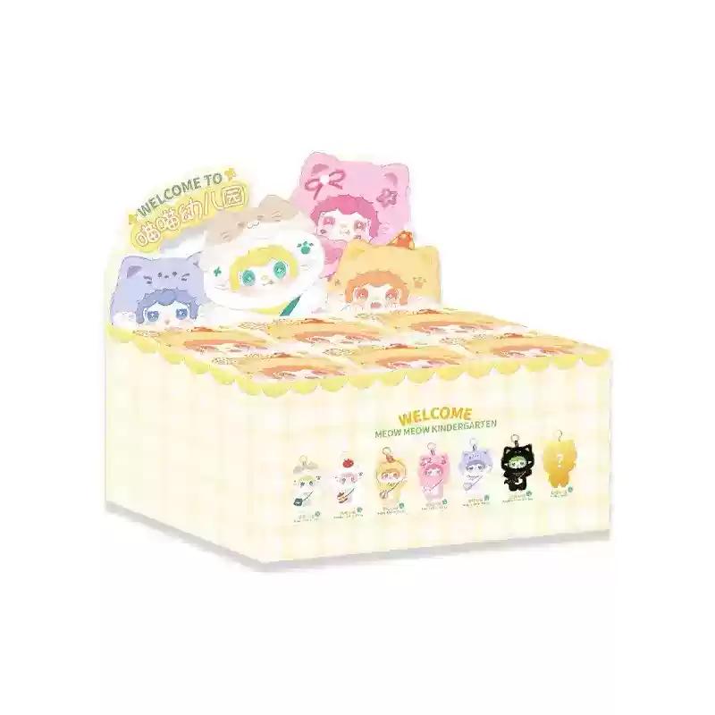 Yooki V2 Kitten Kindergarten Series Vinyl Plush Blind Box Dolldesktop Ornament Backpack Charm Trend Toys Fun Mystery Box Gifts