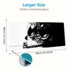 Gengar Cartoon Mouse Pad, Large Gaming Desk Mat, Non-slip XXL Mousepad for Laptop & Tablet, Mini PC Playmat with Stitched Edges