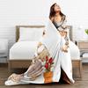 Warm Soft Blankets Picnic Sarah Kay Throw Blanket  Flannel Bedspread For Bedroom Novelty Sofa Bed Cover