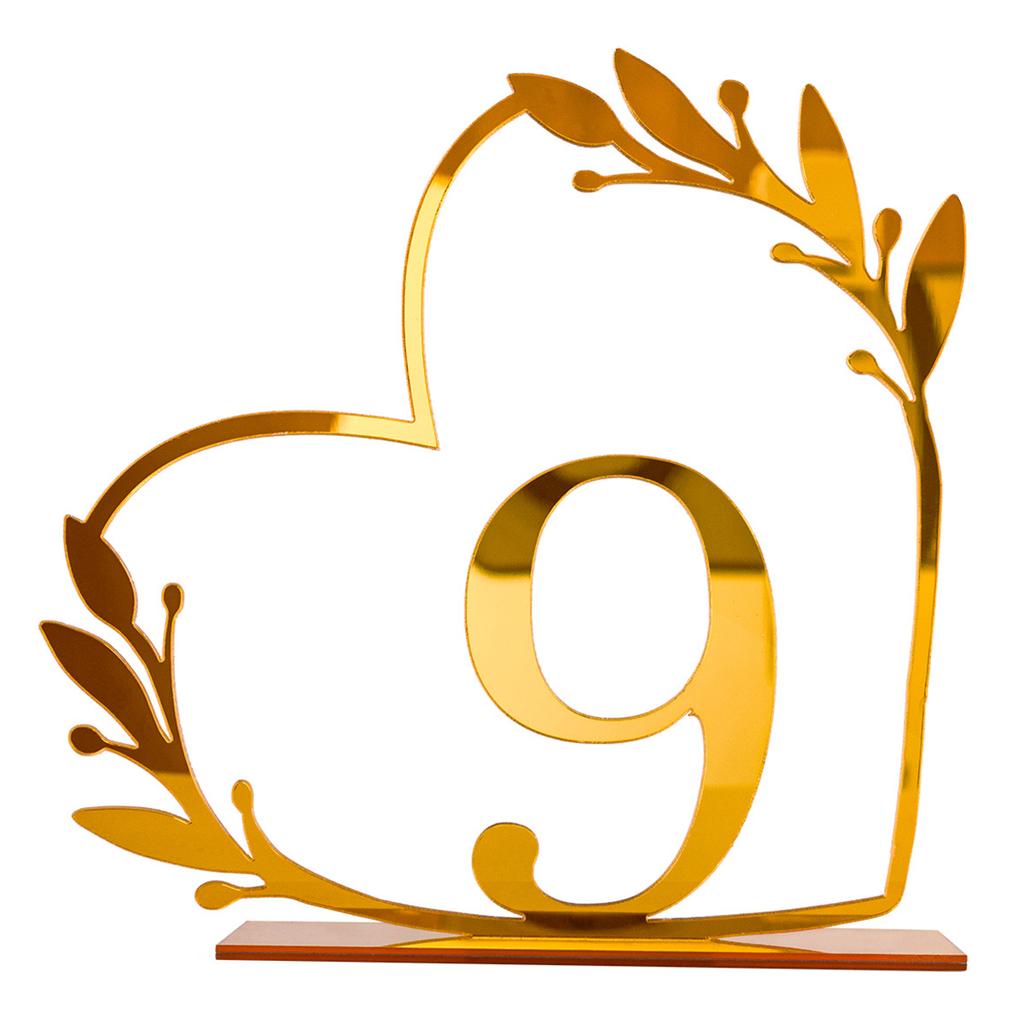 DIY Acrylic Numbers Wedding Table Numbers Mirror Table Numbers