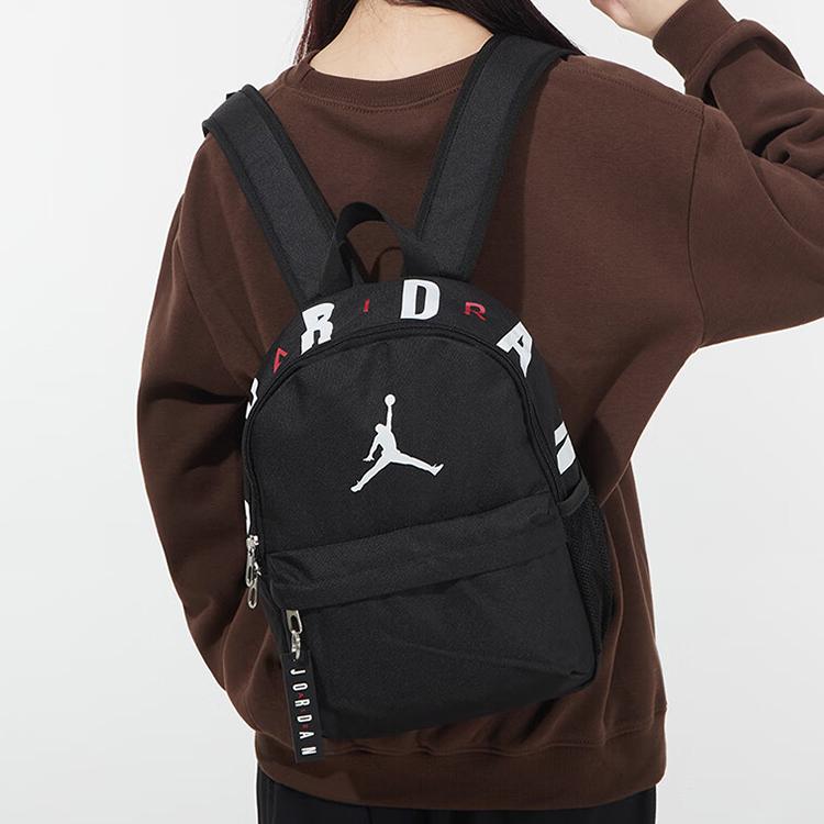 Jordan Polyester Backpack Small Men's Black (Unisex) Backpacks DV5304 010
