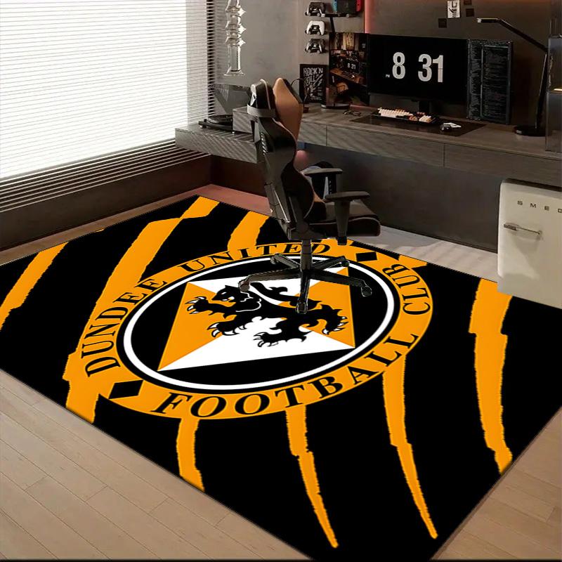 Tappeto Ufficio con Stemma Dundee United, Cuscino per Sedia, Tappeto per Ingresso, Tappeti per Soggiorno, Camera da Letto, Regali di Natale