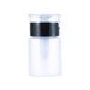 60ML Mini Pump Dispenser Empty Bottle Acrylic Gel Polish Remover Cleaner Liquid Container Storage Small Pressure Bottle Nail Art