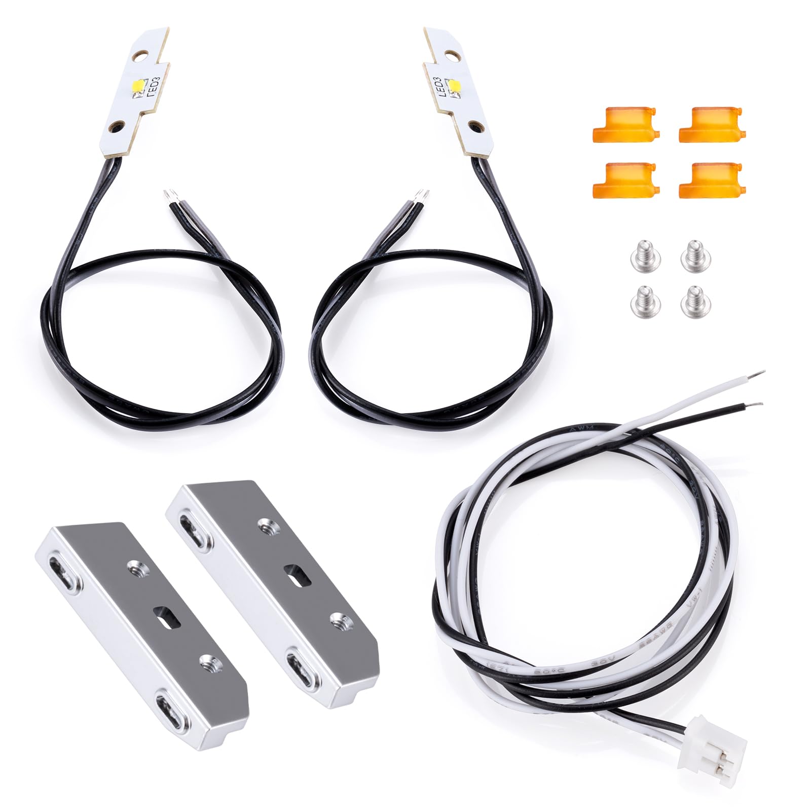 

TRZX 2 шт. Світлодідна підсвітка бічних педалей для 1/14 Tamiya Scania 770S 6x4 8x4 RC Сідловий тягач-автомобіль