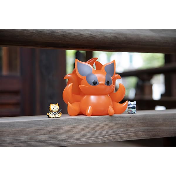 MEGA CAT PROSJEKT NARUTO Shippuden Nyan og stor Kurama myk vinylfigur Nyaruto!