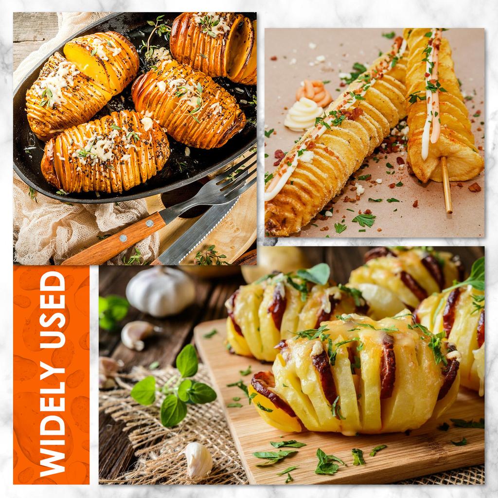 Stainless Steel Twisted Potato Slicer Manual Spiral Potato Cutter Non Slip Design Multifunctional Spiral French Fry Twister Cutter For Home Kitchen Ve