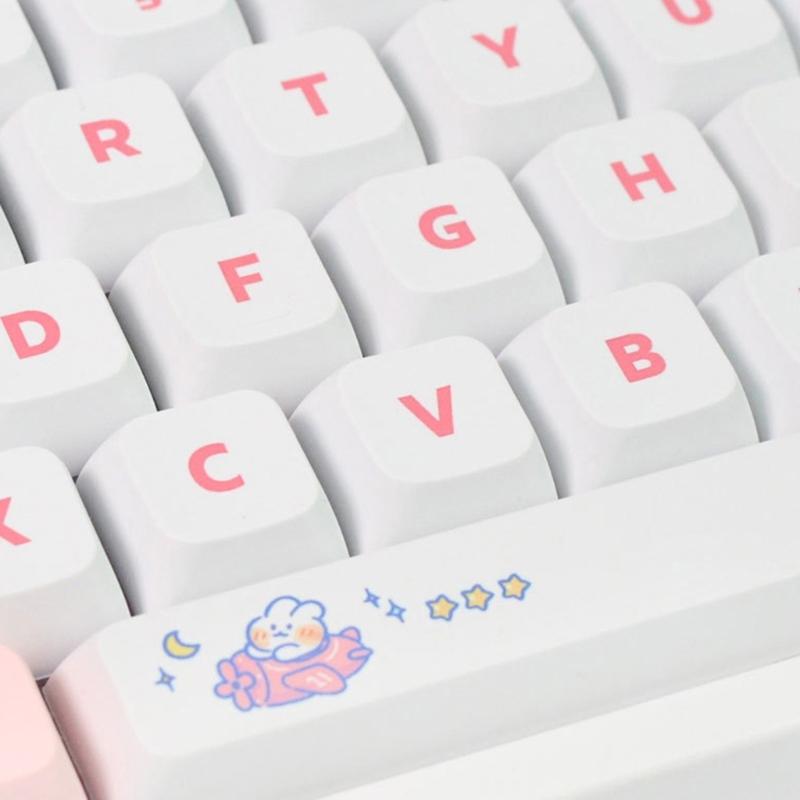 Conjunto de Keycaps 138 teclas XDA Profile PBT Dye Sublimation para teclado mecânico para jogos -MX hes Keypad