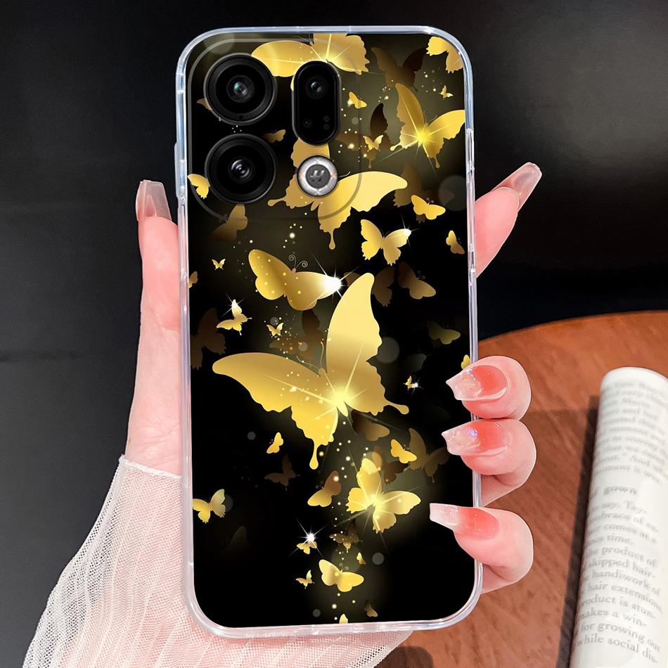 For Oppo Find X9 Pro Phone Case Unique Style Soft TPU Transparent Silicone Lightweight Cover For Oppo Find X 9 Protective Shell