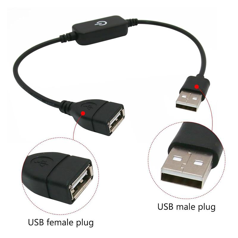 1Pc Usb Dc 5V Stepless Manual Knob Touch Led Dimmer Switch For 5050 2838 Strip Light 1 Channel Brightness Adjustment Controller