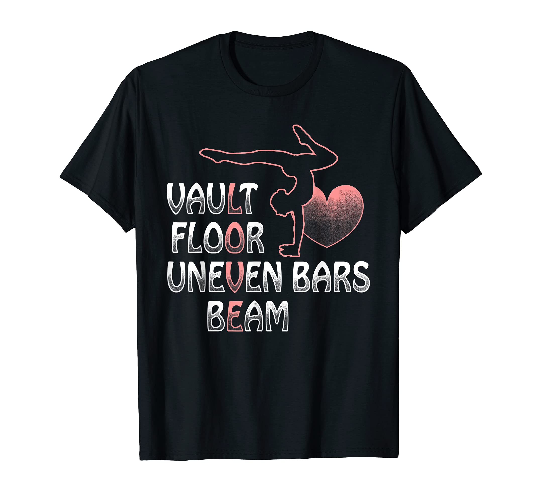 

Love Gymnastics Handstand Gymnast Loves Beam Floor Bar & T-Shirt