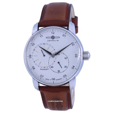 New Captain's Line Leather Strap Automatic 8662-1 86621 Men's Watch