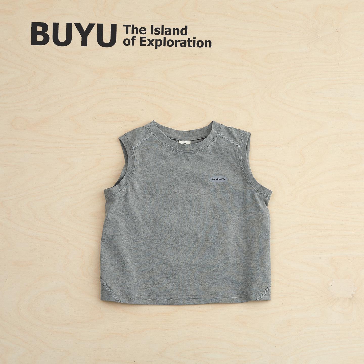 

Boys Quick-Dry Sleeveless Summer Vest – Breathable, Sweat-Absorbing, Trendy Sports Top. 140 cm
