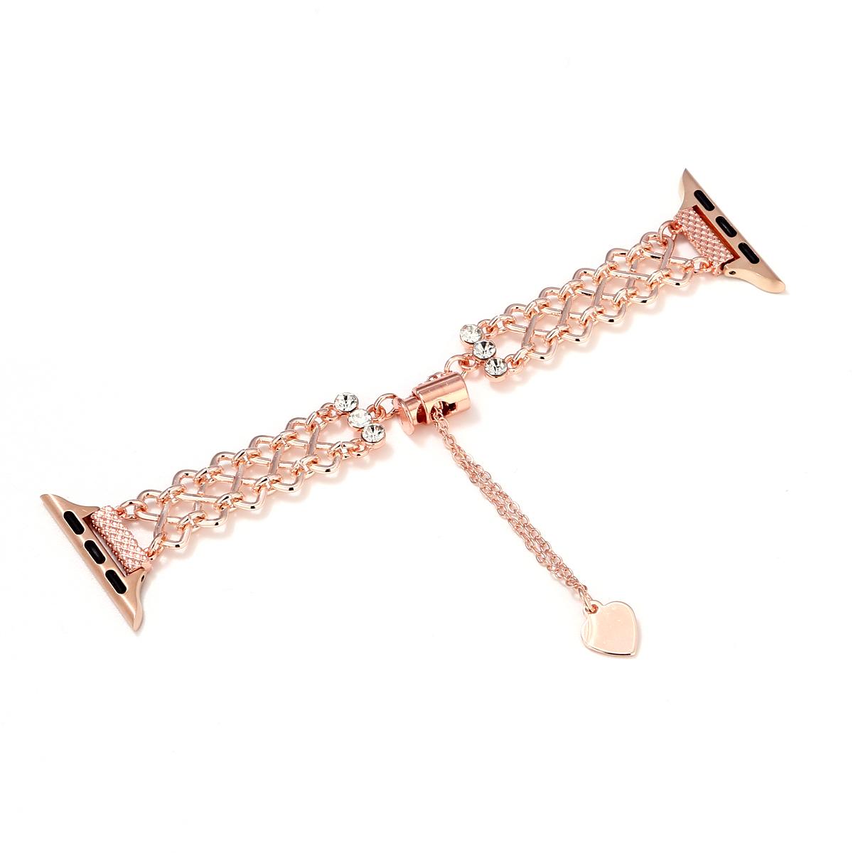 

Плетеный металлический ремешок для Apple Watch Series 10 Ultra 9 8 7 SE 6 5 4 3 2 1 46 мм 49 мм 45 мм 44 мм 42 мм Запасной ремешок для часов Rose Gold