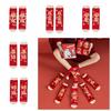 Good Luck New Year Tube Socks Mid Calf Horse Year Red Socks Lucky Letter Red Socks  Women