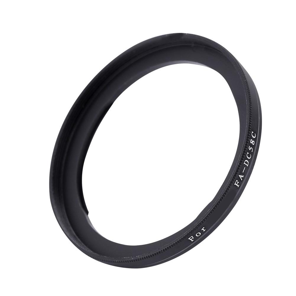 FA-DC58C 58mm Black Alloy Lens Filter Adapter Ring Accessory for Canon Powershot G1X