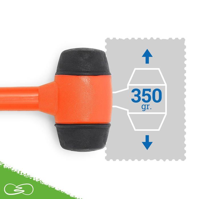 Accessoire de tente - MOSCATELLI - D252-O - Maillet avec arrache-piquets - Ergonomique - Résistant