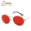 Retro European & American Oval Metal Sunglasses for Men & Women - Trendy Unisex Fashion Eyewear