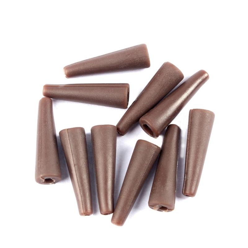 40pcs/Lot Fishing Tackle Leads Clip Fast Change Swivels Tail Rubber Anti Entanglement Sleeves for Rigs Fishing Gear